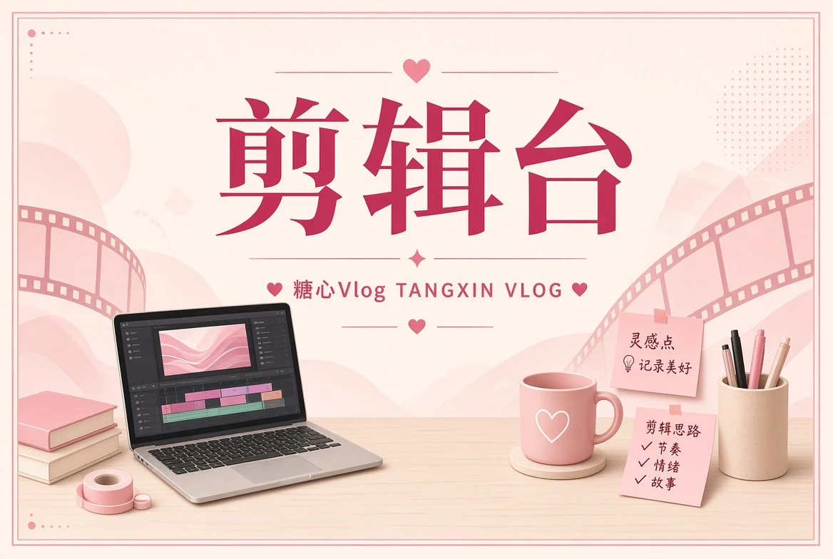 糖心Vlog剪台流程
