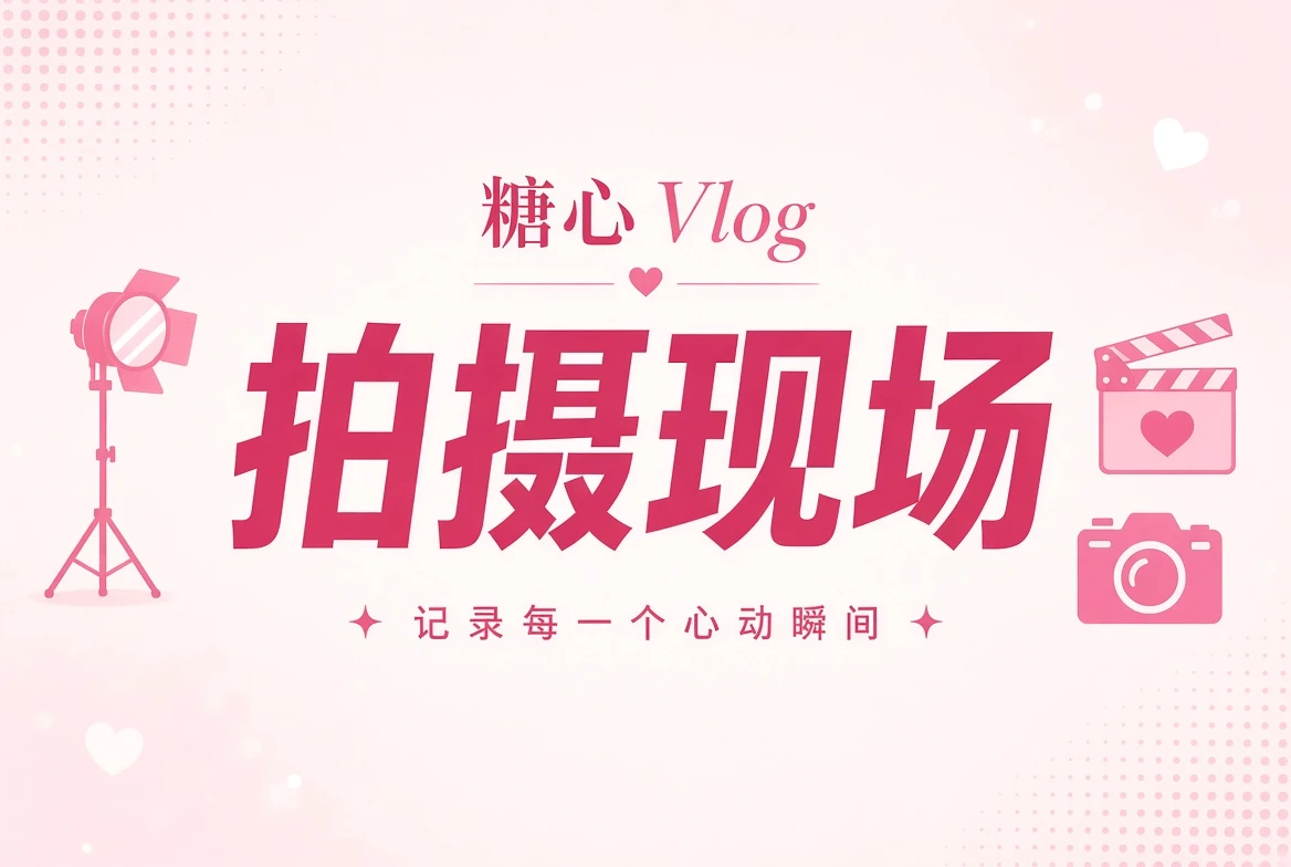 糖心Vlog拍摄现场整理